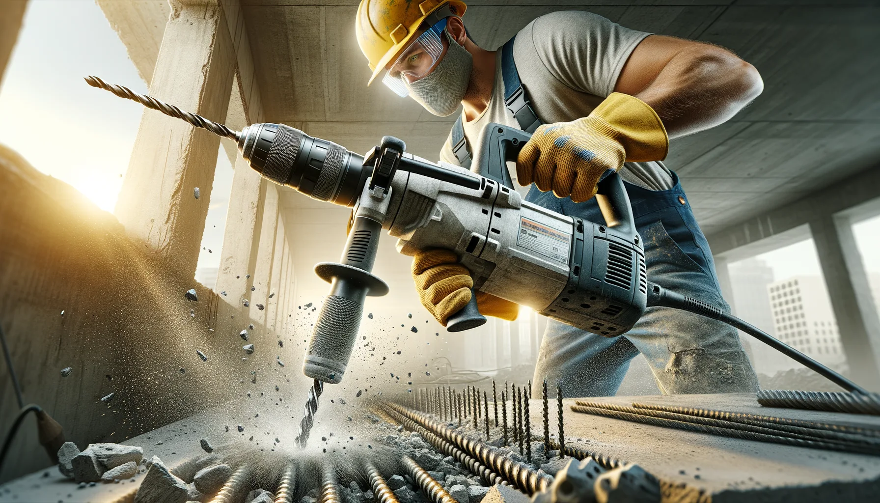 Bohrhammer Anwendung in Beton und Mauerwerk: Praktische Tipps fuer praezises Bohren