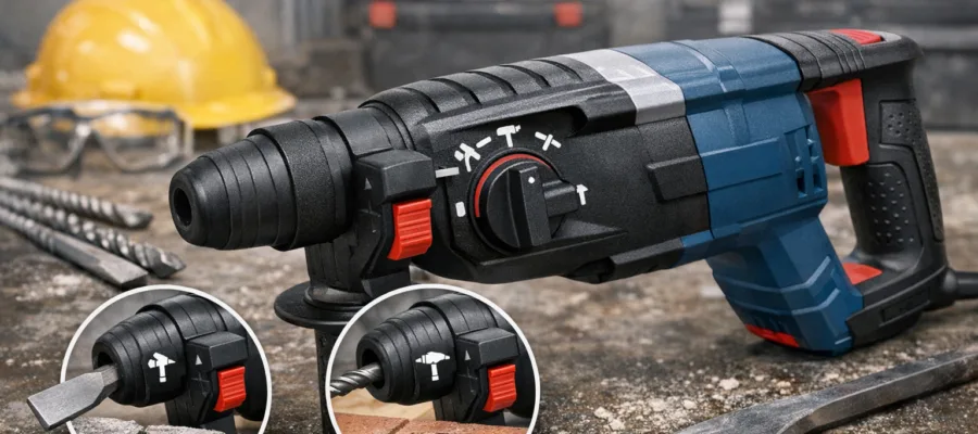 Bohrhammer Schlagstopp und Hammerfunktion: Wann und wie funktionieren sie richtig