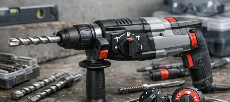 Bohrhammer richtig einstellen: So optimieren Sie Leistung und Praezision bei jedem Einsatz