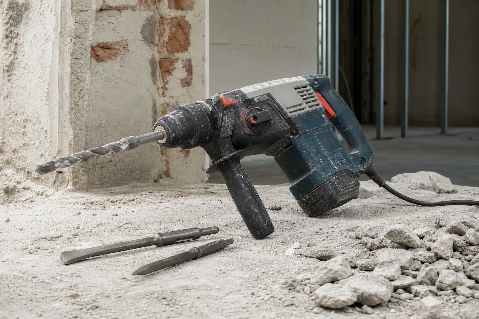 Bohrhammer Anwendungen im Bau: Praxis-Tutorials fuer effektives Bohren und Meisseln